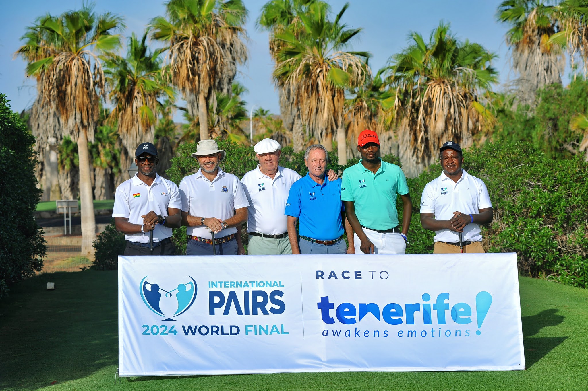 Captains and players during Ryder Experience competition