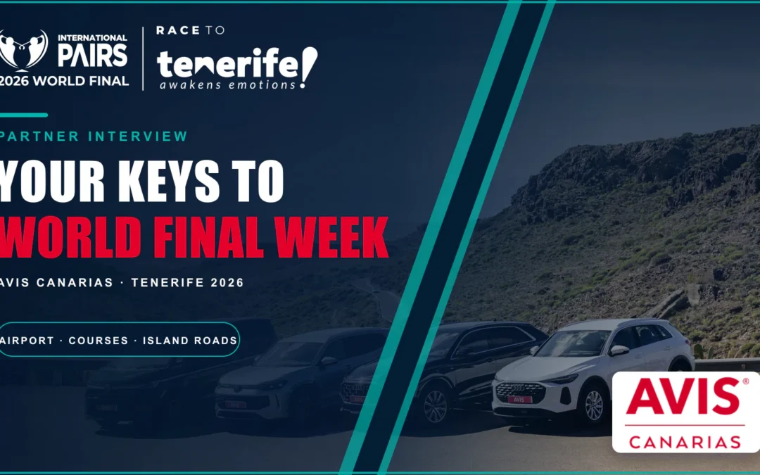 Avis Canarias vehicles in Tenerife with International Pairs World Final branding