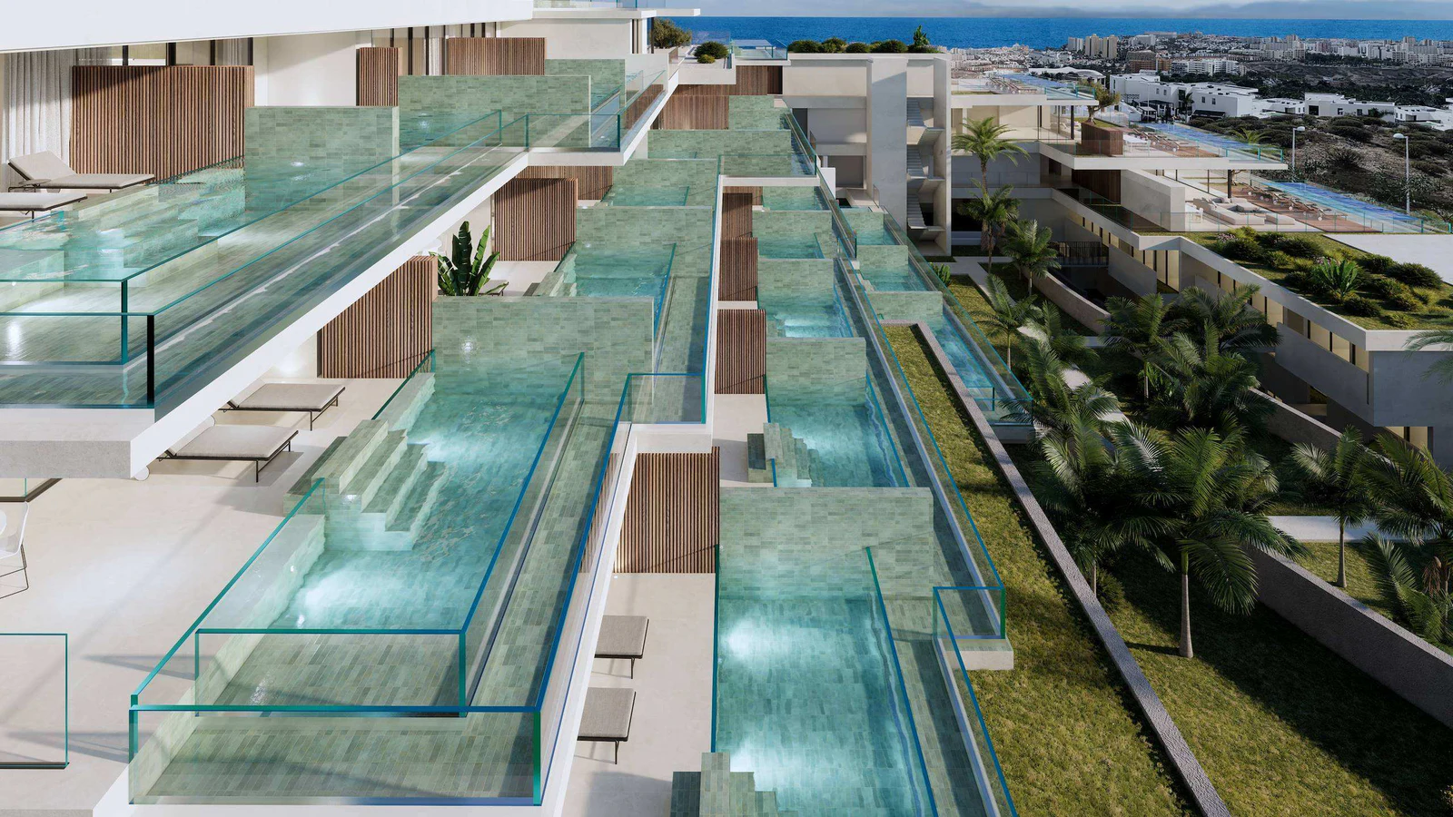 Architectural visualisation of a CoastFlat investment project in southern Tenerife