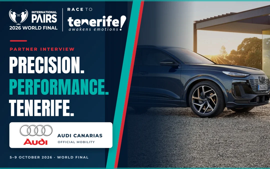 Audi Q6 e-tron and Audi Canarias 2026 World Final partner interview graphic